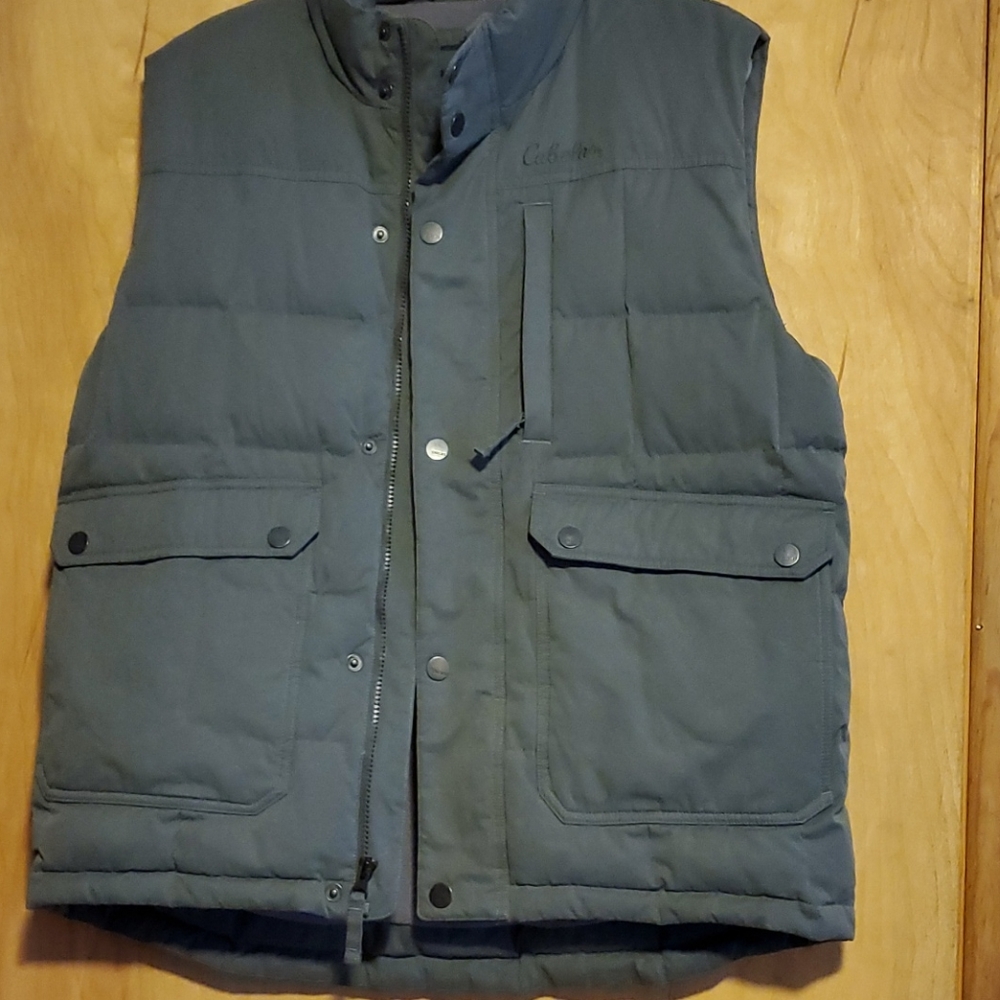 Vintage Cabelas Men's Puffer Goose Down Vest Gem
